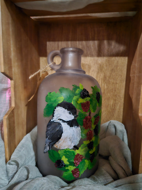 Black capped chickadee